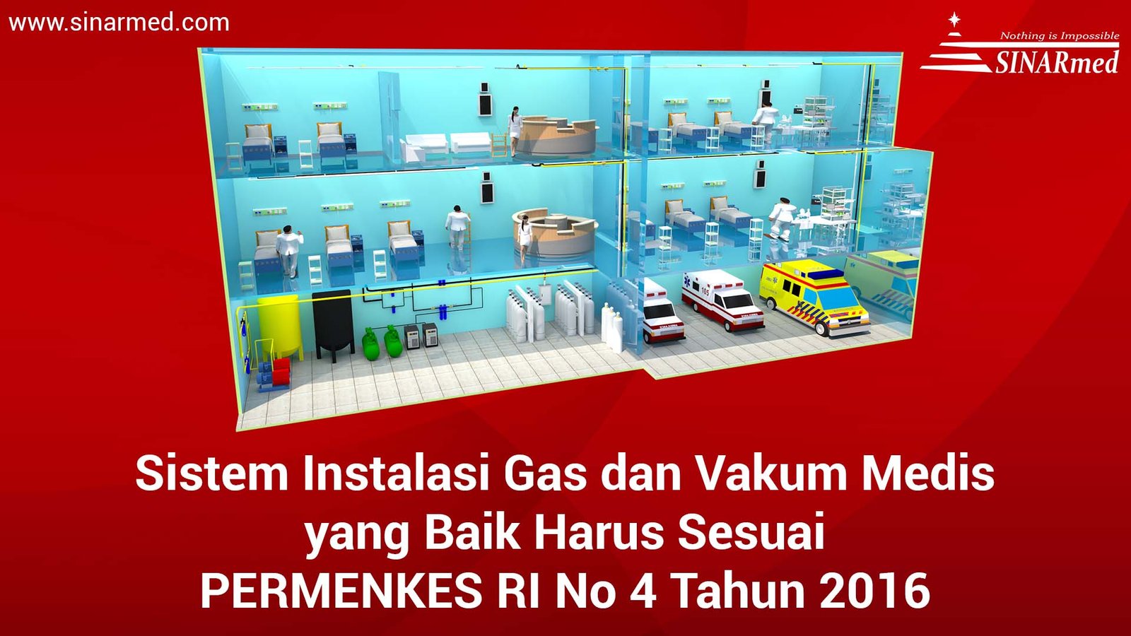 Instalasi Gas Medis sesuai PERMENKES RI No 4 Tahun 2016