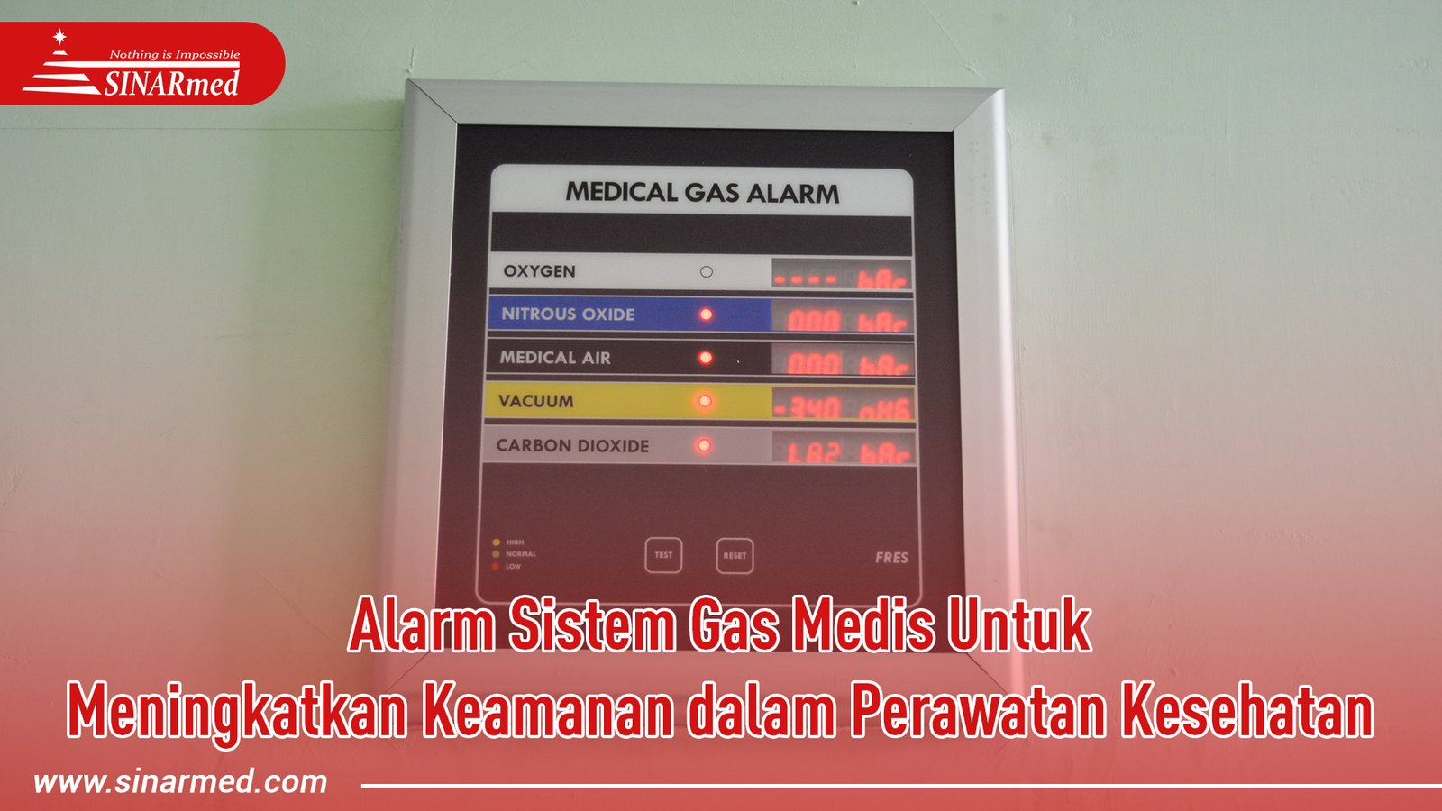 Alarm Sistem Gas Medis Untuk Meningkatkan Keamanan dalam Perawatan Kesehatan