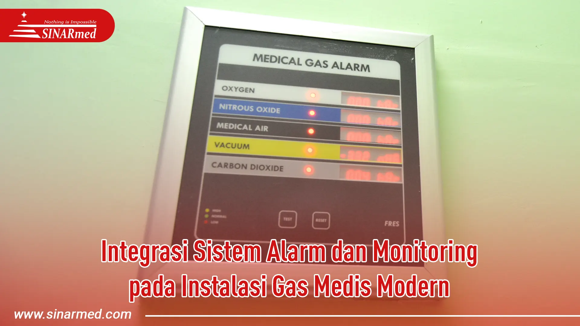 Integrasi Sistem Alarm dan Monitoring pada Instalasi Gas Medis Modern