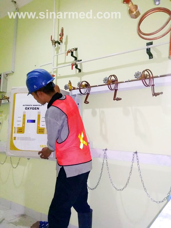 pemasangan Instalasi gas medis room