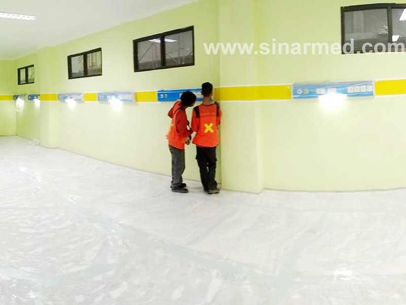 pemasangan BEDHEAD UNIT Room